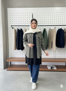 مانتو کتان ثمین 2